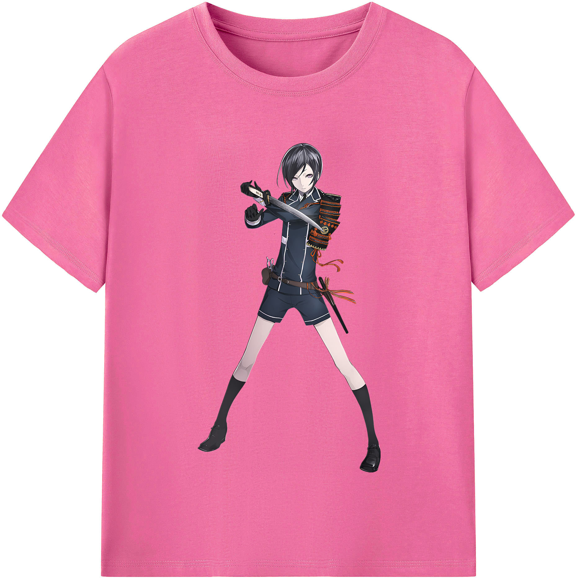 （画像用） 刀剣乱舞 Touken Ranbu レディースカジュアルプリントTシャツ（綿100％）
